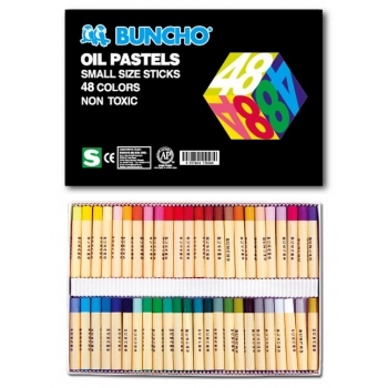 Buncho 48 Colour Oil Pastels